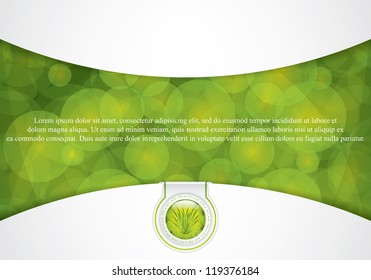 Aloe Vera concept design vector