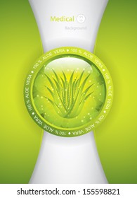 Aloe Vera concept design vector
