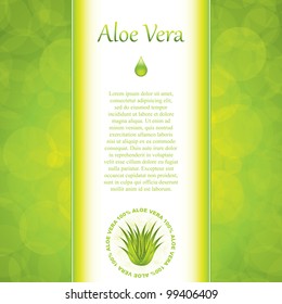 Aloe Vera concept design vector