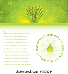 Aloe Vera concept design vector