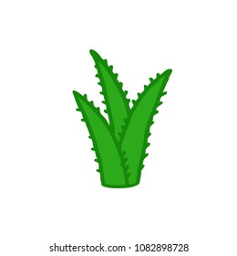 aloe vera doodle icon