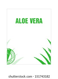aloe vera flyer