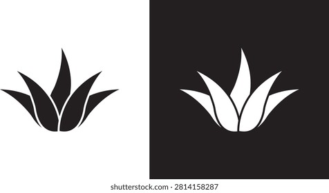Aloe vera icon editable website sticker..