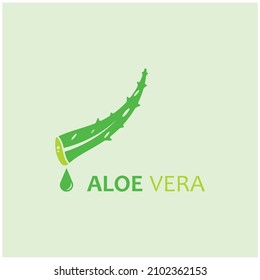 Icono de Aloe vera ilustración vectorial 