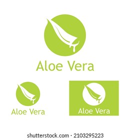Icono de Aloe vera ilustración vectorial 