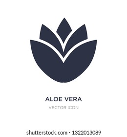 aloe vera icon on white background. Simple element illustration from Beauty concept. aloe vera sign icon symbol design.