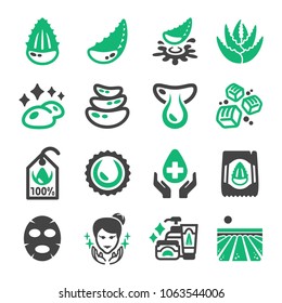 Aloe Vera Icon Set