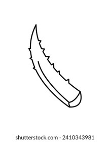 aloe vera icon, vector best line icon.
