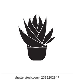 ALOE VERA ICON VEKTORGRAFIK-SYMBOL-DESIGN