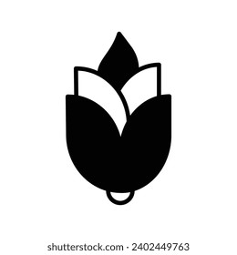 aloe vera icon with white background vector stock illustration