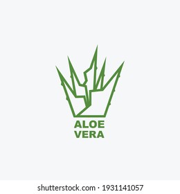 Aloe Vera - ilustración vectorial aislada