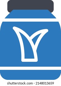 Aloe Vera jar Vektorgrafik auf transparentem Hintergrund.Hochwertige Symbole.Glyphen Vektorsymbol für Konzept und Grafikdesign.