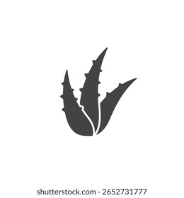 Aloe Vera Folha Representação Sólida Representando Natural Skincare Soothing Remédios Planta