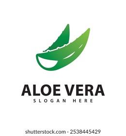 Aloe Vera Plantilla de diseño de logotipo