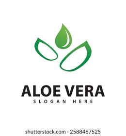 Aloe Vera Logo Design Template