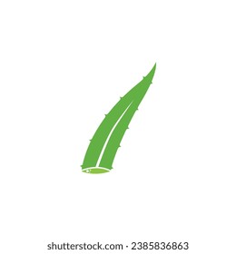 ilustración vectorial del diseño del logo de aloe vera