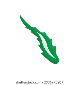 Aloe Vera Logo, Green Plant Health Design, Vector Illustration Symbol