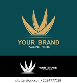 Logotipo Aloe Vera, Vetor De Folha De Saúde, Design Adequado Para Salão De Beleza, Reciclagem Orgânica, Folha De Saúde Da Pele