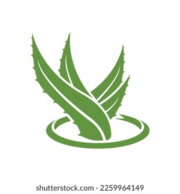 Aloe Vera logo icon design symbol beauty skin care