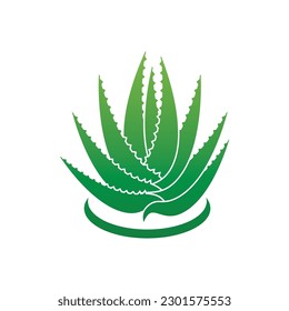 Aloe Vera logo icon design symbol beauty skin care