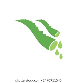 Aloe Vera logo icon design symbol beauty skin care