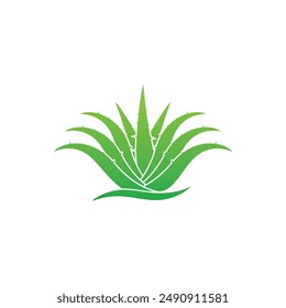 Aloe Vera Logo Icon Design Symbol Schönheit Hautpflege