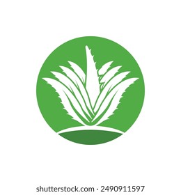 Aloe Vera logo icon design symbol beauty skin care