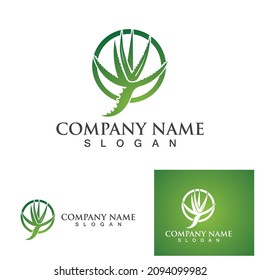 Aloe vera logo and symbol
