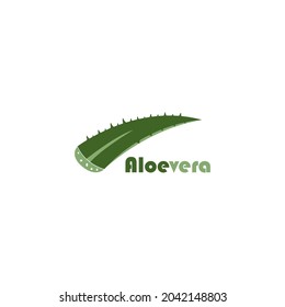 Plantilla de diseño de ilustraciones vectoriales del logo de Aloe vera