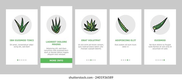 aloe vera naturaleza cuidado verde a bordo del vector móvil. hoja de salud, belleza natural saludable, cosmética, hierba medicinal, fresco herbario, aloo orgánico vera cuidado verde natural Ilustración