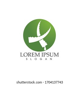 Aloe vera vector illustration design icon template