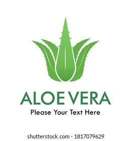Plantilla de icono de diseño de ilustración de vector de Aloe vera