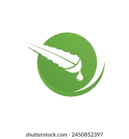Aloe vera vector illustration design icon template