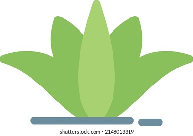 ilustración de aloe vera Vector en un fondo transparente.Símbolos de calidad premium.Vector de trazo   para el diseño gráfico y de concepto.