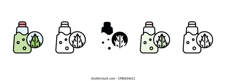 icono de tipo vectorial aloe vera