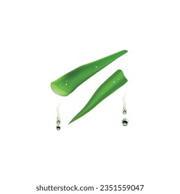 aloe vera vector type icon