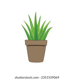 icono de tipo vectorial aloe vera