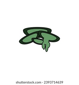 aloe vera vector type icon