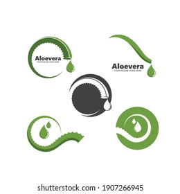 aloevera  icon vector illustration design template