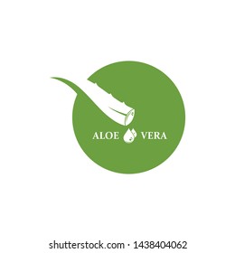 aloevera logo icon vector illustration design template