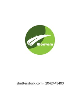 Plantilla de diseño de ilustración vectorial del logo de Aloevera.