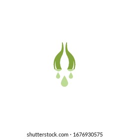 Aloevera logo vector template illustration