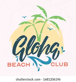 Aloha Beach Club - Tee Design For Printing