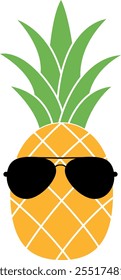 Aloha Beach Pineapple Digital EPs Vetor graphics File (arquivo gráfico vetorial)