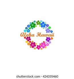 Aloha Hawaii Creative Vector Design Element 