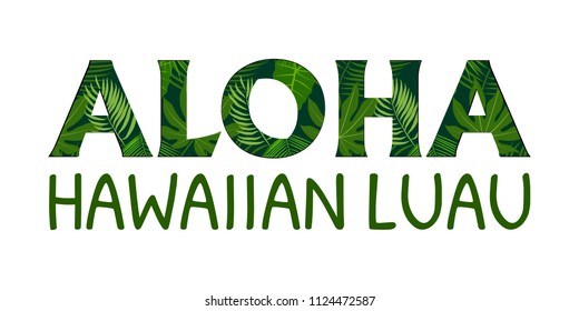 468 Luau Typography Images, Stock Photos & Vectors | Shutterstock