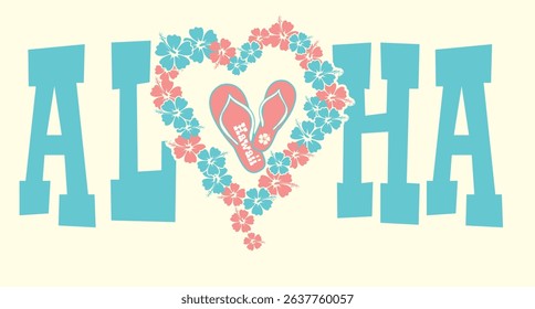 Aloha Hawaii Shirt Design vector eps