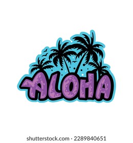 Aloha overview illustration for football and other uses