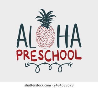 Aloha Preschool, Teacher Gift ,First Day Of School ,Kids Back To School T shirt, Gaming School T shirt