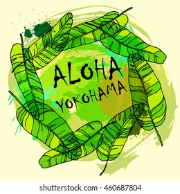 Aloha yokohama! Summer festival poster